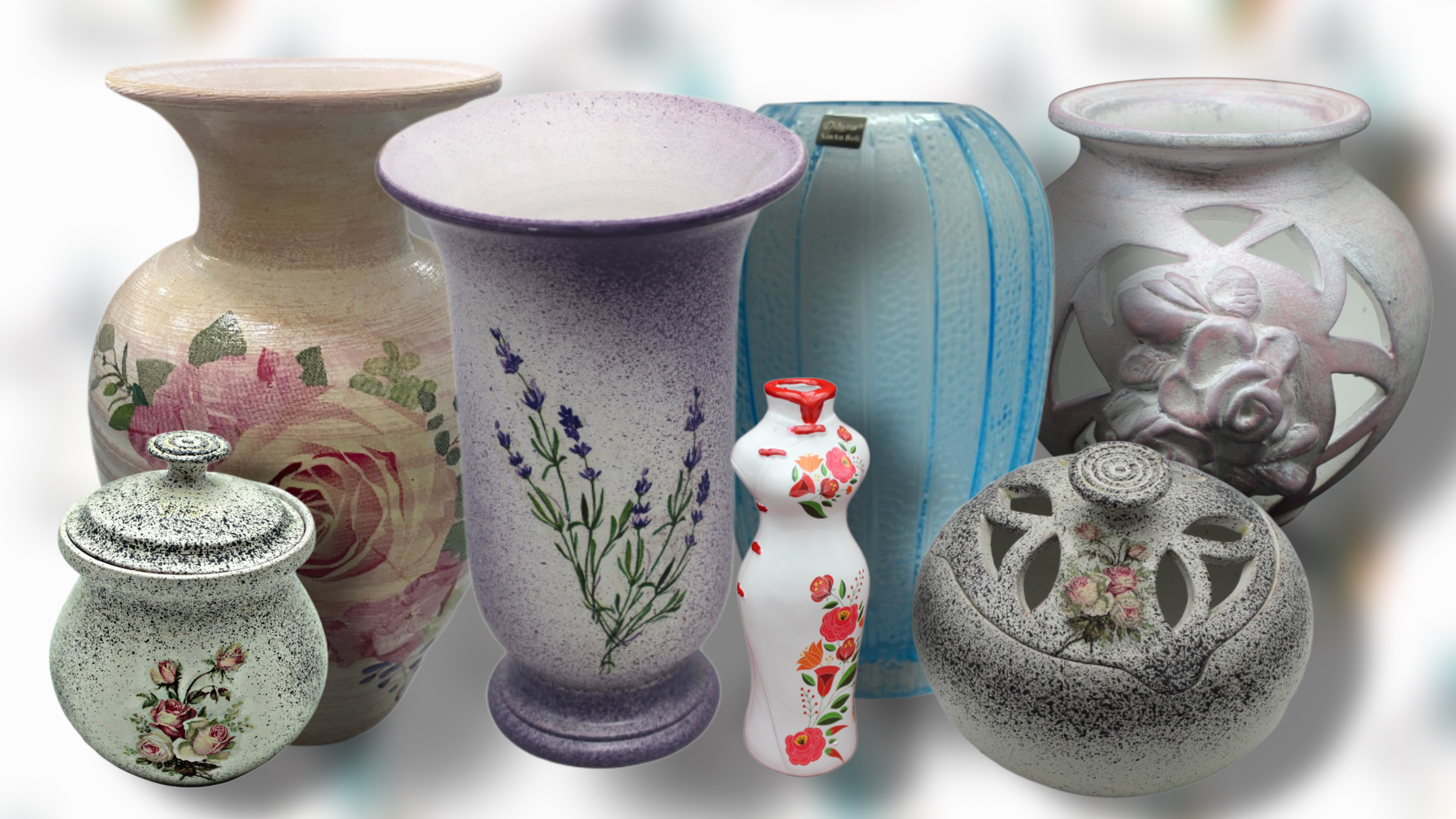 Vázák, kaspók, virágtartók