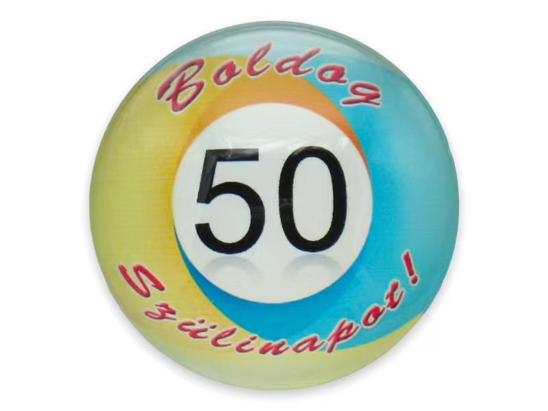 Hűtőmágnes lencse/50