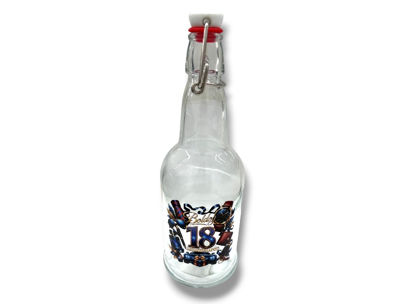 Dísz üveg 916K-500ml (18)