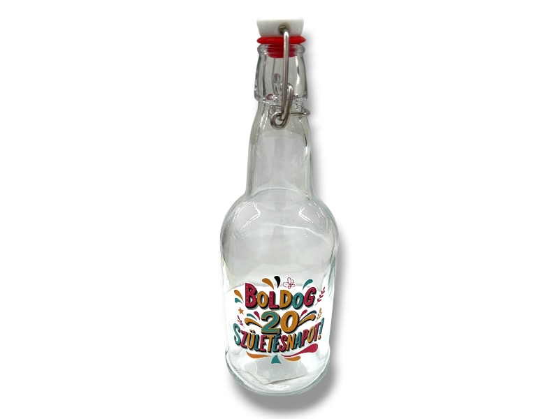 Dísz üveg 916K-500ml (20)