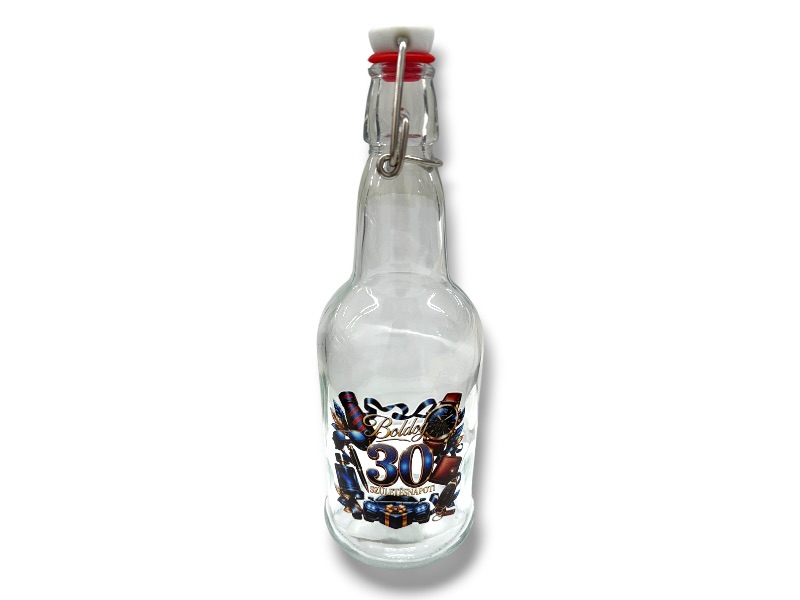 Dísz üveg 916K-500ml (30)