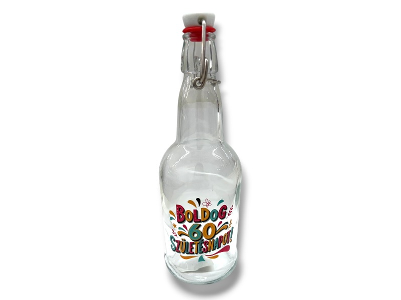 Dísz üveg 916K-500ml (60)