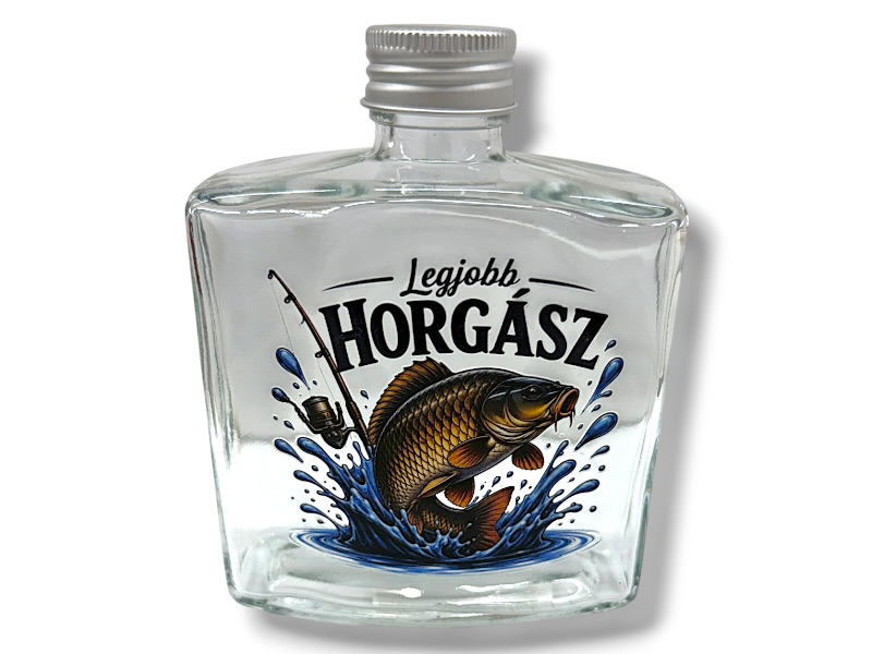 Dísz üveg BFJP-250ml Horgász