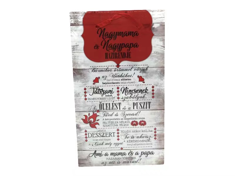 Dísztábla Nagy/mama-papa/házi.