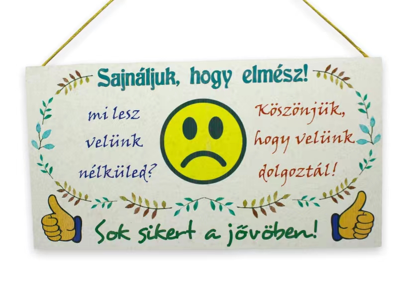 Fatábla N.Sajnáljuk hogy./Like