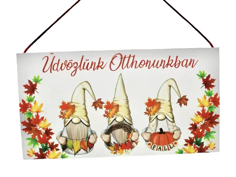 Fatábla N.Üdvözlünk Ott./manós