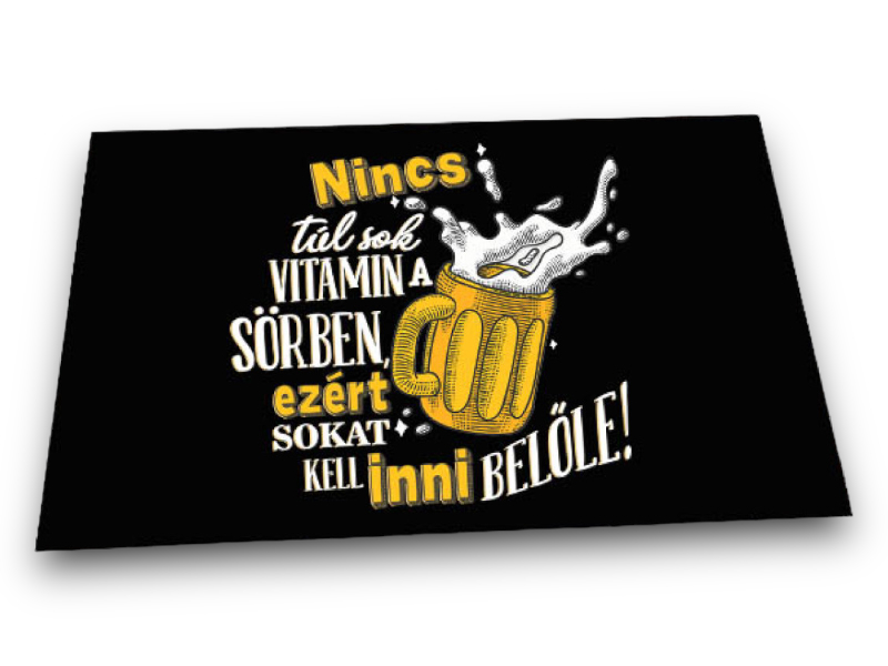 Lábtörlő LAX013/Nincs.vitamin