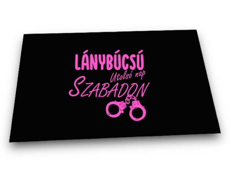 Lábtörlő LAX069/Lánybucsú...