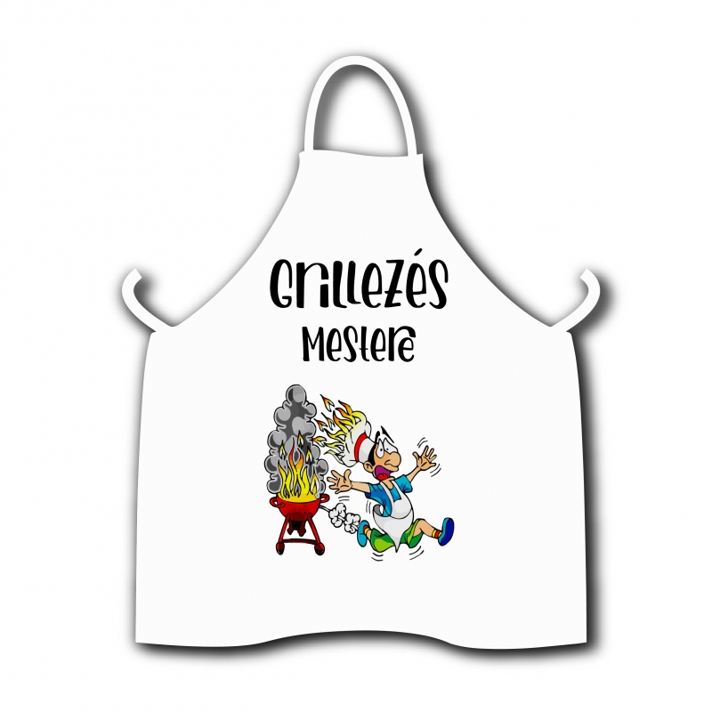 Vicces kötény/GrillezésMestere