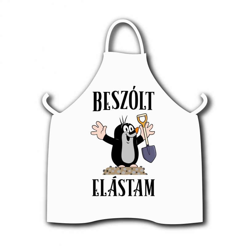Vicces kötény/Beszólt elástam